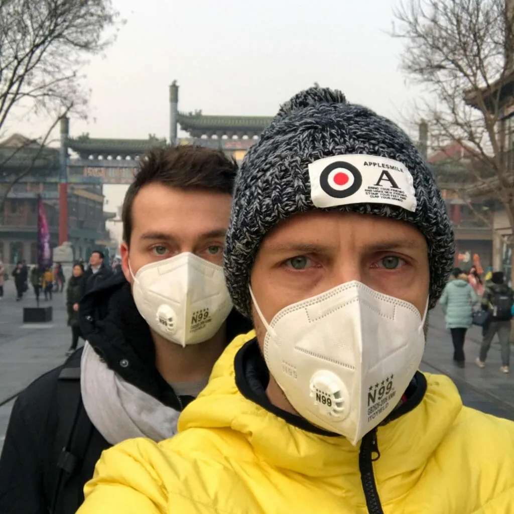 Beijing-Smog-Mondkapjes