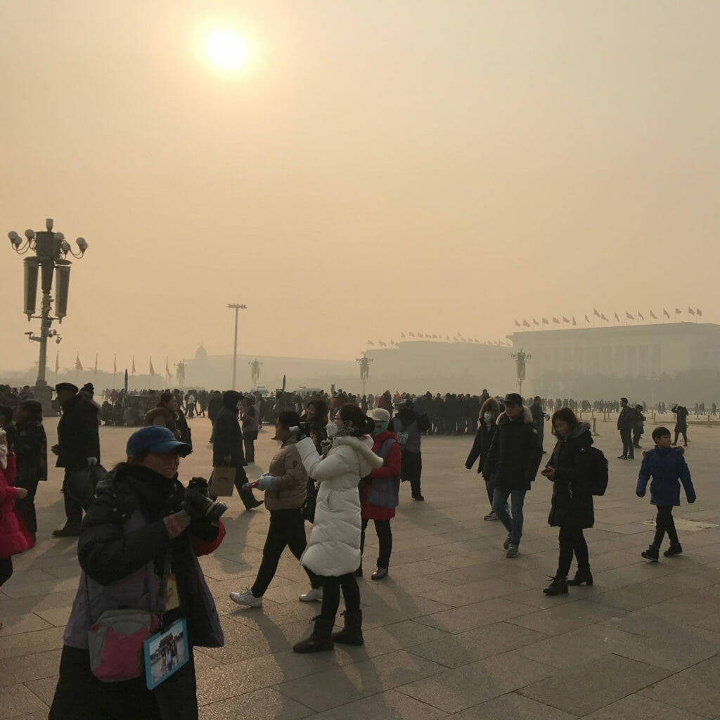 Beijing-Smog-Tiananmen-Plein